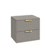 Sonas Stockholm 2 Drawer Wall Hung Unit With Countertop