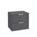 Sonas Stockholm 2 Drawer Wall Hung Unit With Countertop