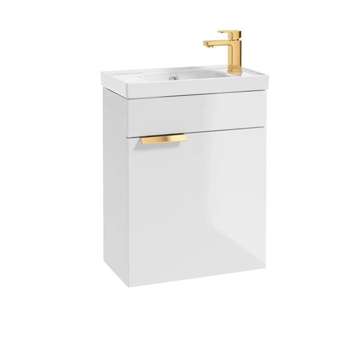 Sonas Stockholm 500mm 1 Door Cloakroom Wall Hung Vanity Unit