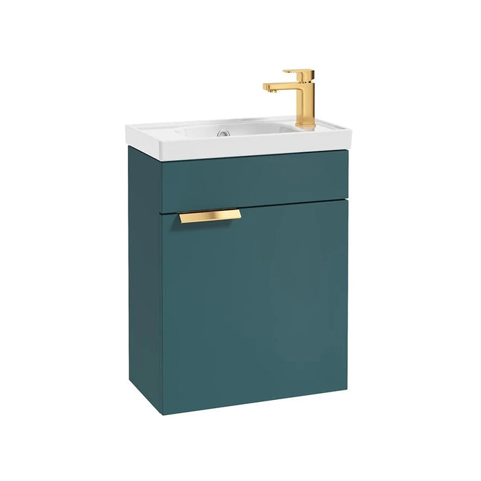 Sonas Stockholm 500mm 1 Door Cloakroom Wall Hung Vanity Unit