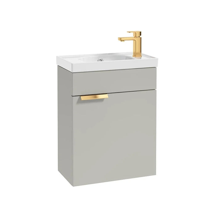 Sonas Stockholm 500mm 1 Door Cloakroom Wall Hung Vanity Unit