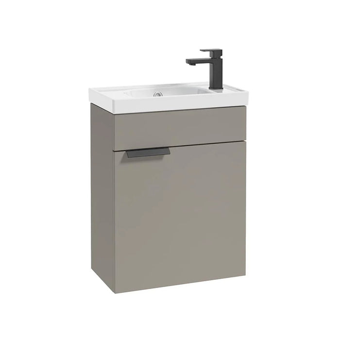 Sonas Stockholm 500mm 1 Door Cloakroom Wall Hung Vanity Unit