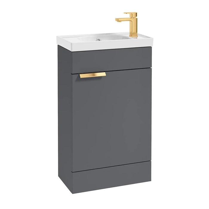 Sonas Stockholm 500mm 1 Door Floorstanding Vanity Unit