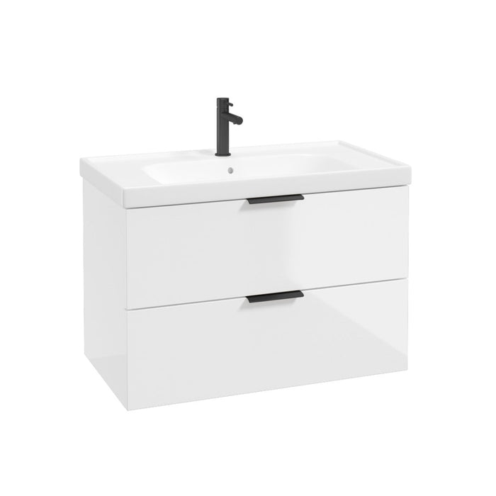 Sonas Stockholm Wall Hung Vanity Unit With Basin & Handle