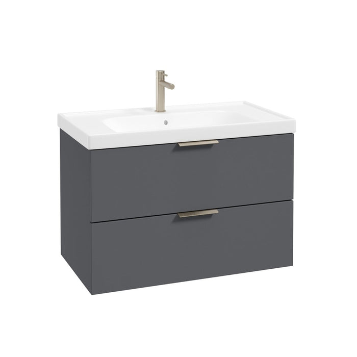 Sonas Stockholm Wall Hung Vanity Unit With Basin & Handle