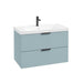 Sonas Stockholm Wall Hung Vanity Unit With Basin & Handle