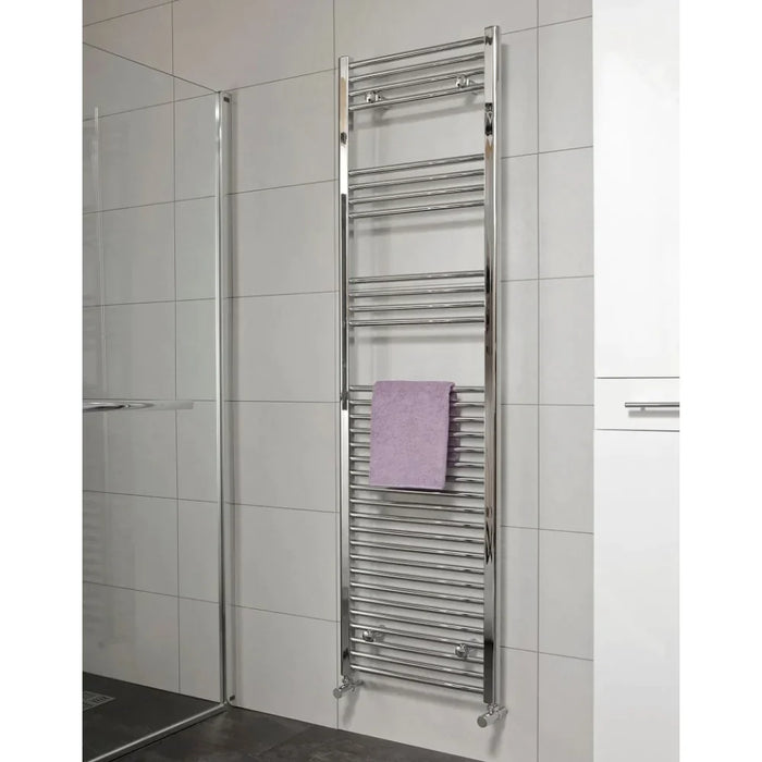 Sonas Straight Heated Towel Rail - 1800mm X 500mm / Chrome