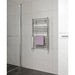 Sonas Straight Heated Towel Rail - 800mm X 600mm / Chrome