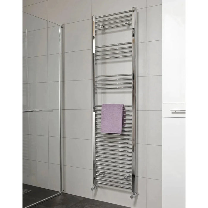 Sonas Straight Heated Towel Rail - 1800mm X 600mm / Chrome