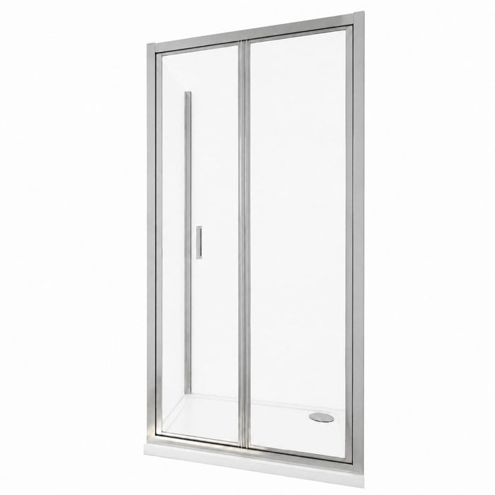 Sonas Strata 6mm Bi-Fold Shower Door with Side Panel - Chrome