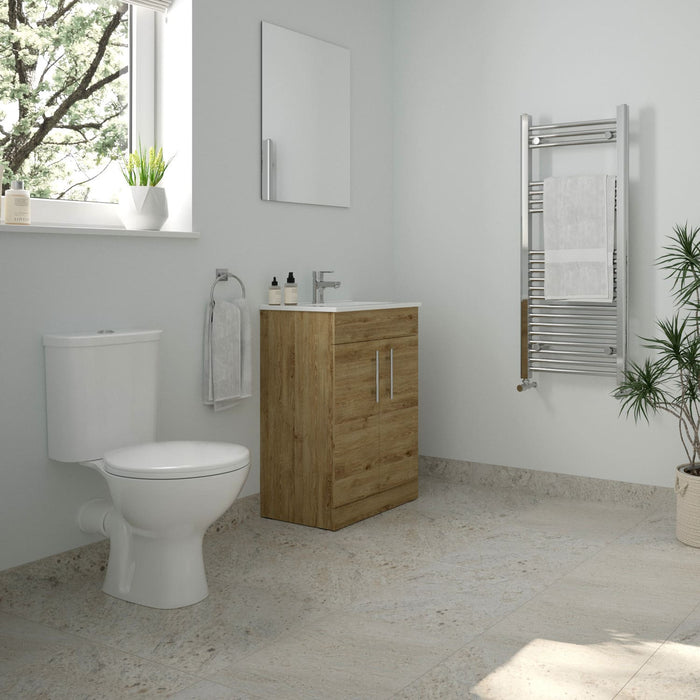 Sonas Strata 2 Door Floorstanding Vanity Unit with Basin & Handles