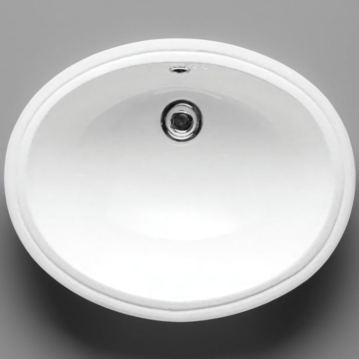 Sonas Strata Oval Undercounter Basin 560mm Wide - Under