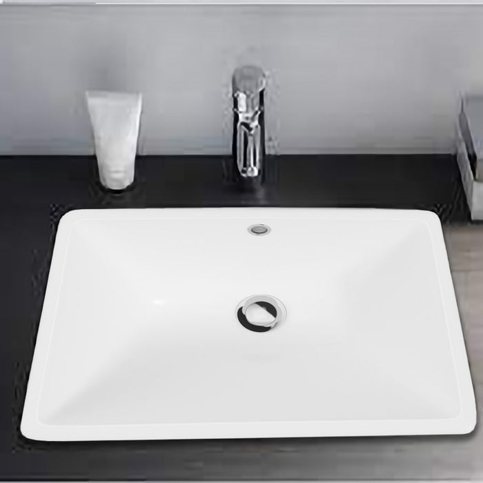 Sonas Strata Square Undercounter Basin 460mm Wide - Under