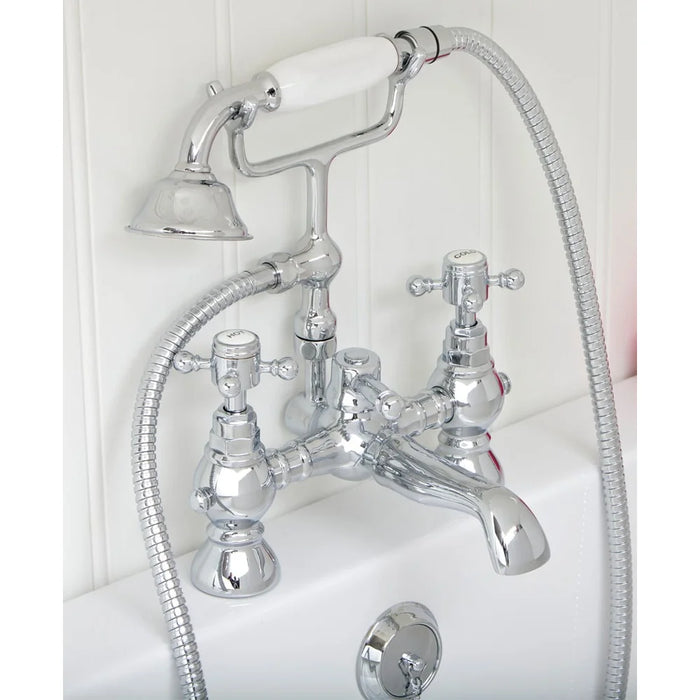 Sonas Surrey Bath Shower Mixer Tap With Hose And Handset -