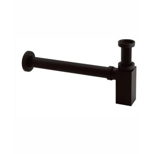 Sonas Sync Brass Square Bottle Trap - Matt Black
