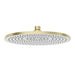 Sonas Sync Round Shower Head - 250mm - Brushed Gold