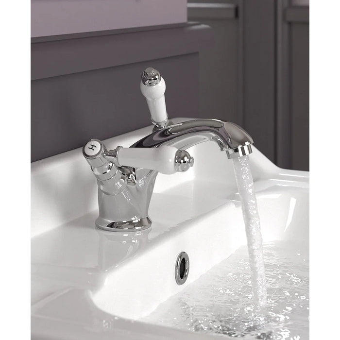 Sonas Traditional Lever Basin Mixer Tap - Chrome