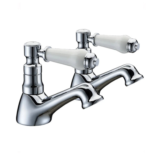 Sonas Traditional Lever Basin Taps - Chrome