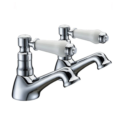 Sonas Traditional Lever Bath Taps - Chrome