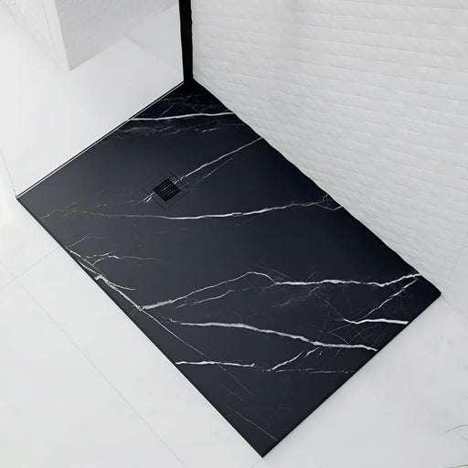 Sonas Unity Rectangular Shower Tray With Waste - Black