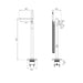 Sonas Urban Living Freestanding Bath Shower Mixer Tap