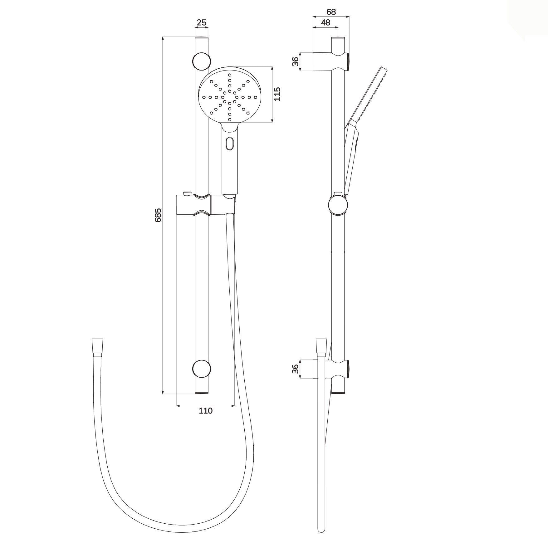 Sonas Urban Living Slide Rail Kit