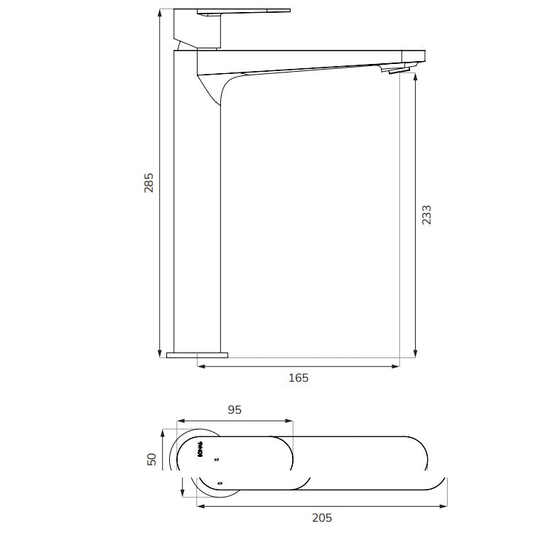 Sonas Urban Living Tall Basin Mixer Tap