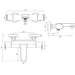 Sonas Urban Living Thermostatic Bath Shower Mixer - Bath