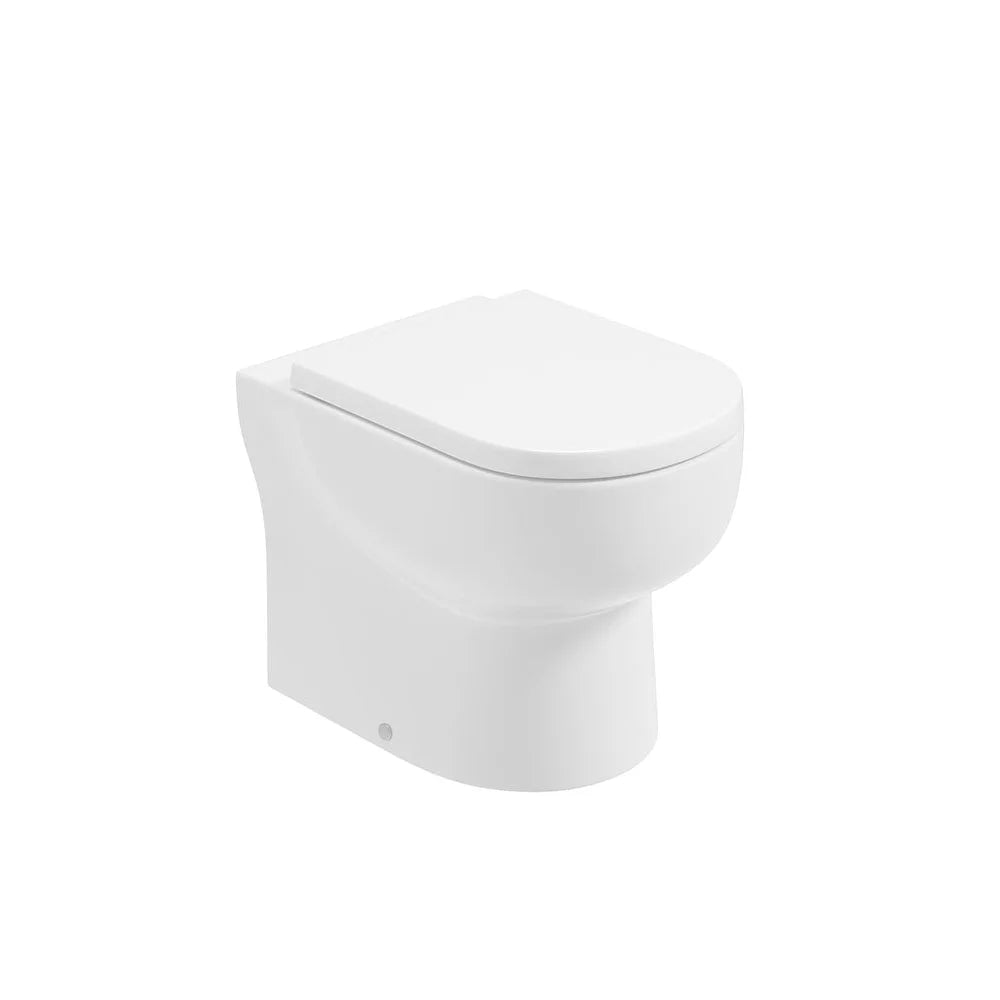 Sonas Via Rimless Back To Wall Toilet And Seat — Bathroom Outlet