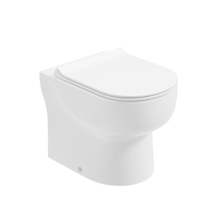 Sonas Via Rimless Back To Wall Toilet And Seat - Slim Soft