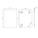 Sonas Villa Rectangular Plain Mirror - Non Illuminated