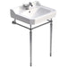 Sonas Westbury Basin With Chrome Stand - 610mm / 1 Tap Hole