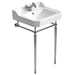 Sonas Westbury Basin With Chrome Stand - 550mm / 1 Tap Hole
