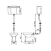 Sonas Westbury High Level Toilet With Cistern And Soft