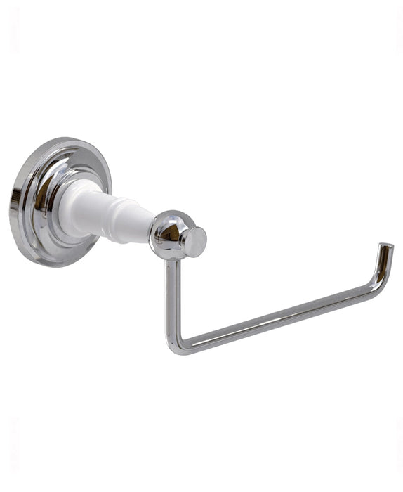 Sonas Westbury Toilet Roll Holder - Chrome/White Holders