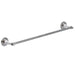 Sonas Westbury Towel Rail - 680mm Wide Chrome/White Rings