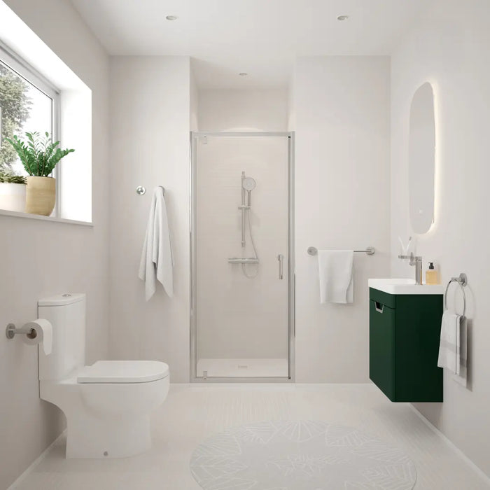 Sonas Zeba 6mm Recess Pivot Shower Door - Chrome