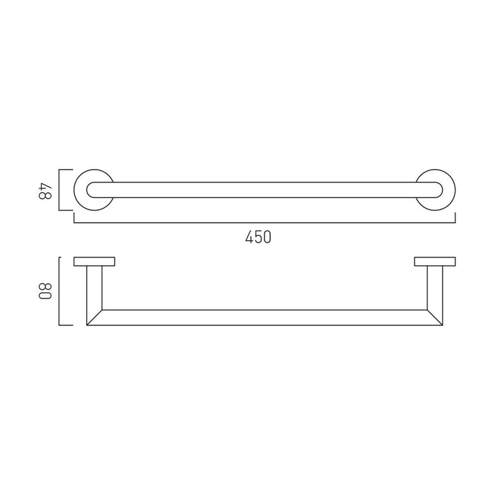 Vado Individual Spa Grab Rail/Towel Rail