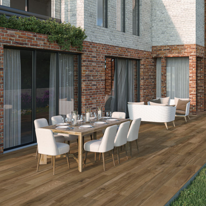 Sussurro Walnut Wood Effect Matt Porcelain Wall & Floor Tile
