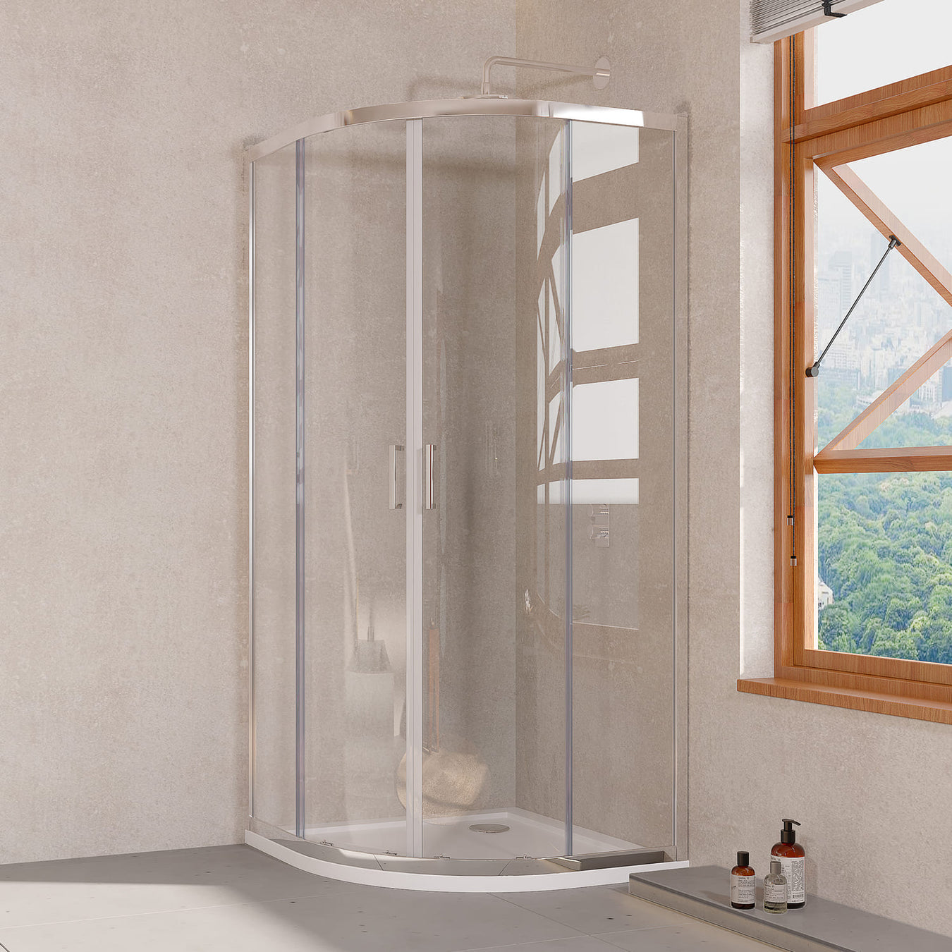 Pop Up Upsell and On-page Upsell - Tailored Quadrant Shower Tray