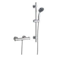 Tailored Plumb Essentials Bar Shower Valve Round Riser Kit - Chrome