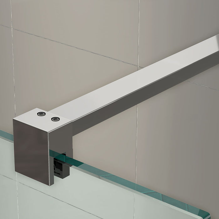 Tailored TI8 8mm Wetroom Clear Glass Panel with Profile Kit
