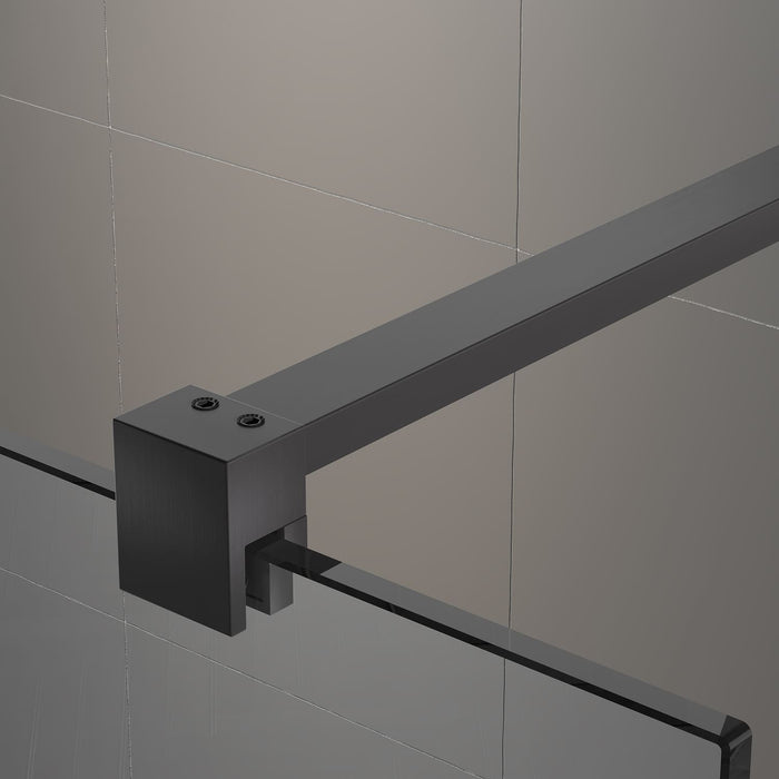Tailored TI8 8mm Wetroom Clear Glass Panel with Profile Kit