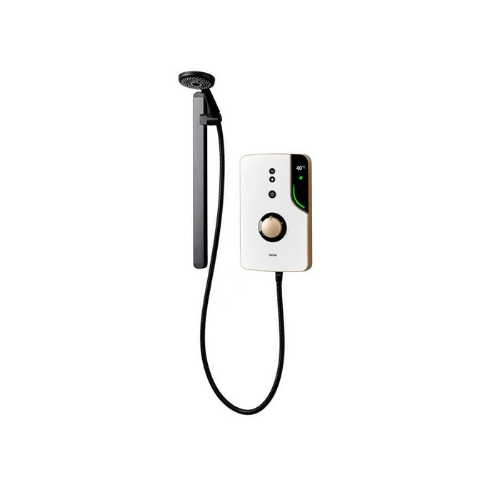 Triton ENlight 9.5kW Thermostatic Electric Shower with Back to Wall Kit