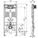 Tece Profil Wall-Hung Toilet Support Frame with Slim