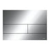 Tece Square II Metal Dual Flush Plate for Concealed Uni