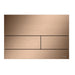 Tece Square II Metal Dual Flush Plate for Concealed Uni