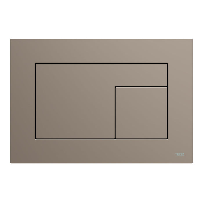 Tece Velvet Dual Flush Plate for Concealed Cistern - Beige