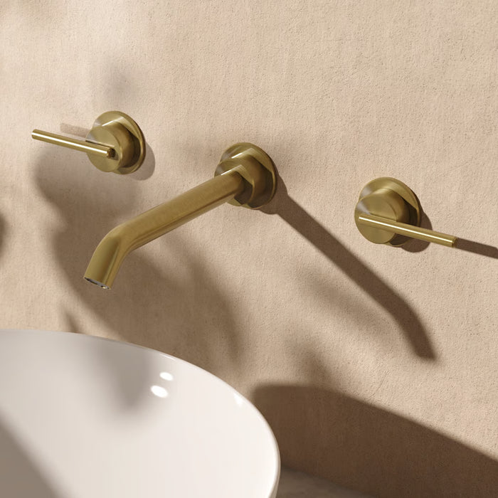Crosswater 3ONE6 3 Hole Wall Mounted Basin Mixer Tap