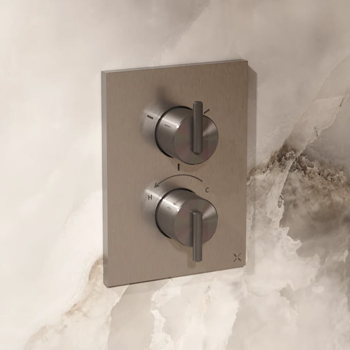 Crosswater MP3ONE6 3 Outlet Thermostatic Concealed Shower Valve With Crossbox